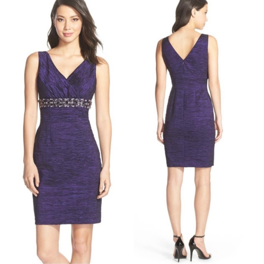 NWT Eliza J. Embellished Sheath Dress Size 8